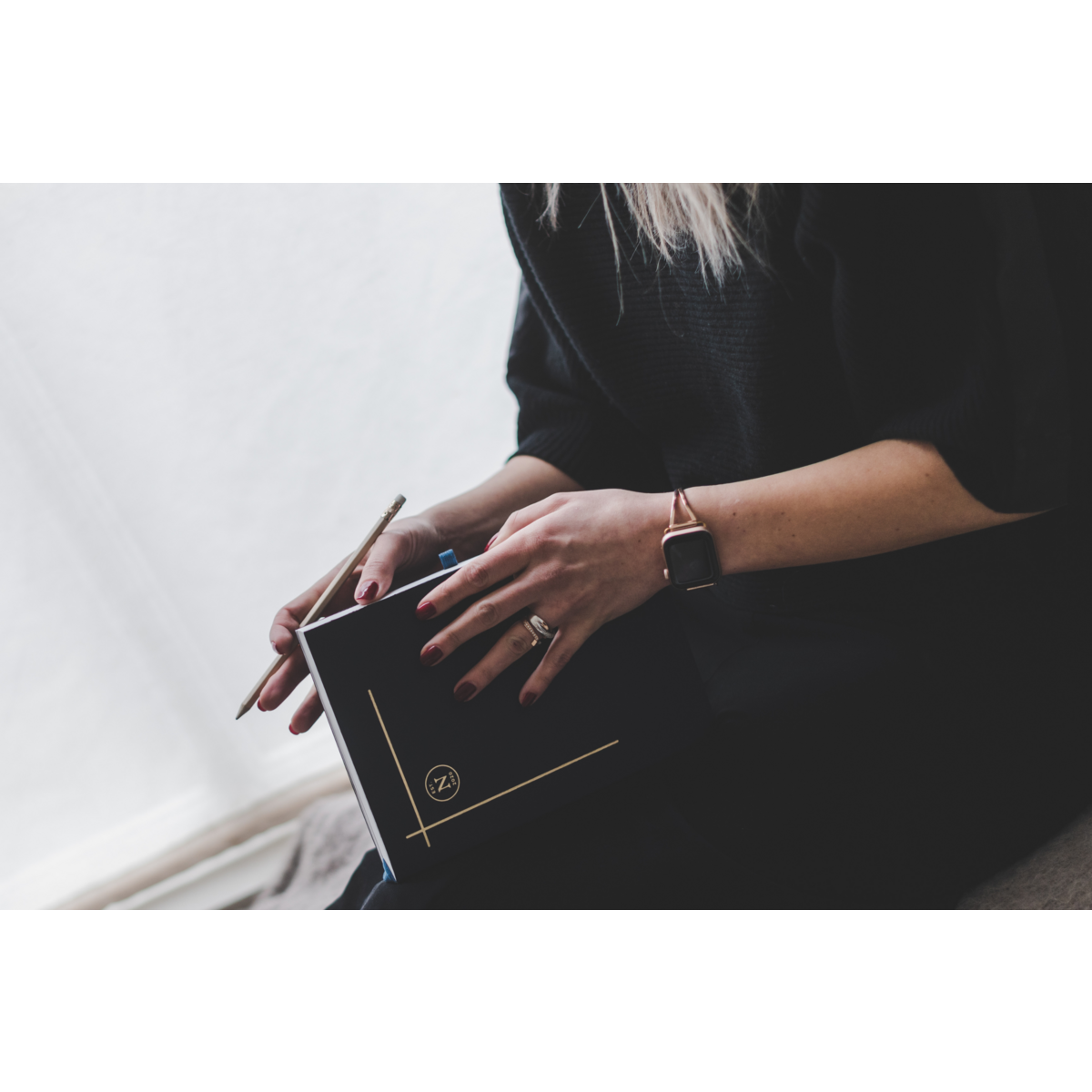 vegan bio-leather notebook - Lilly