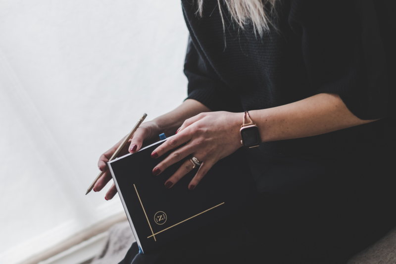 vegan bio-leather notebook - Lilly
