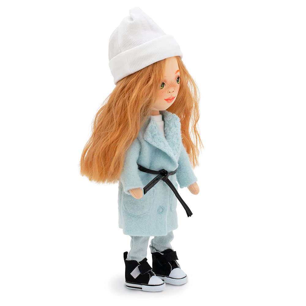 Soft toy, Sweet Sisters - Sunny in a Mint Coat + bonus accessories set (35cm)