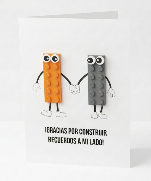 Carte postale Building Memories – Brique de construction LEGO