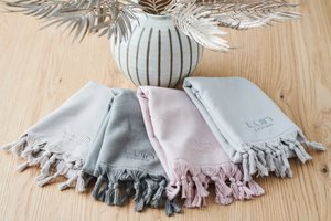 Organic Hand Towel 50x70cm - 3 colors