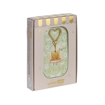 All the best grün Wondercake deluxe rosa Herz gold