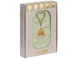 All the best grün Wondercake deluxe rosa Herz gold