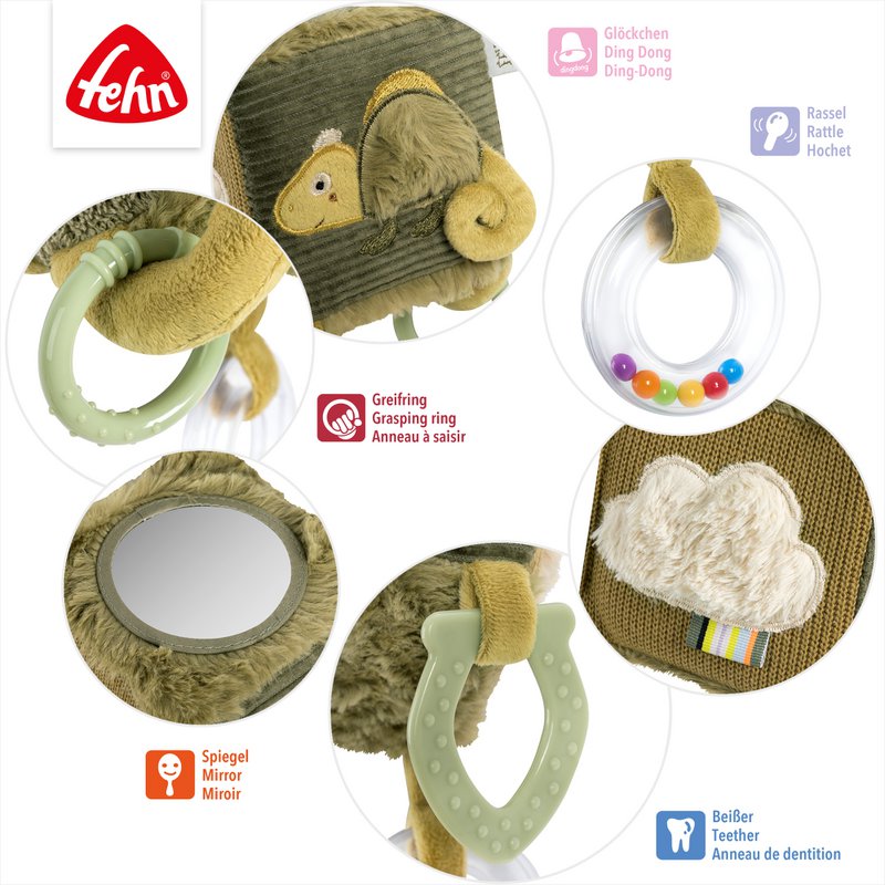 Activity cube chameleon