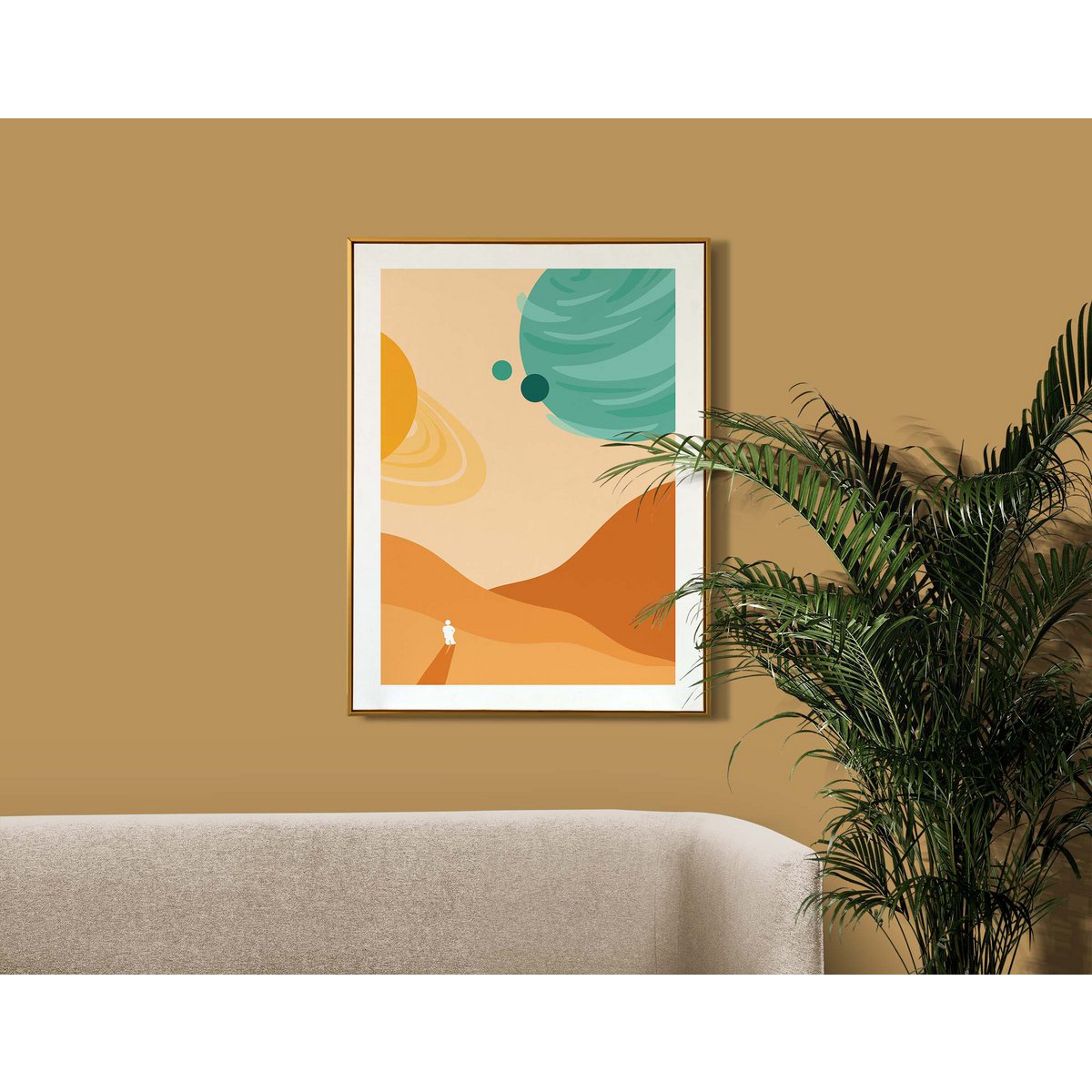 Intergalaktischer Spaziergang Poster
