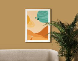 Intergalaktischer Spaziergang Poster