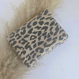 Mini pung leopard sand