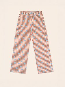 Puppe rot gestreifte Jeans