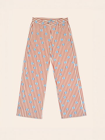 Doll Red Striped Jeans