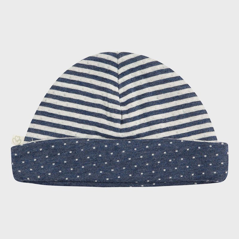 Bonnet bébé biologique OrganicEra, Indigo