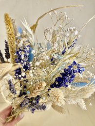Bukiety BLOOMY Suszone kwiaty Beżowy