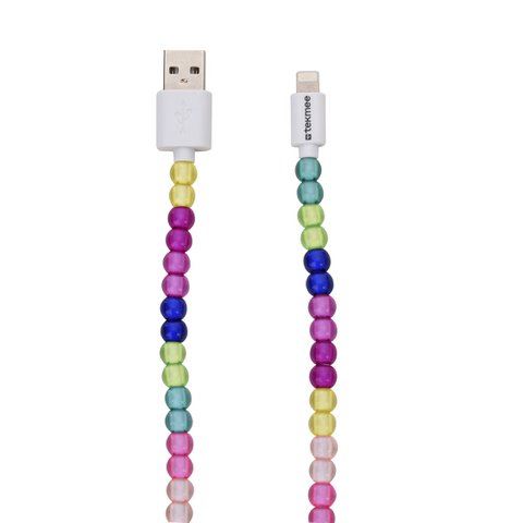 TEKMEE 1M USB LIGHTNING COLOR PEARLS CBL