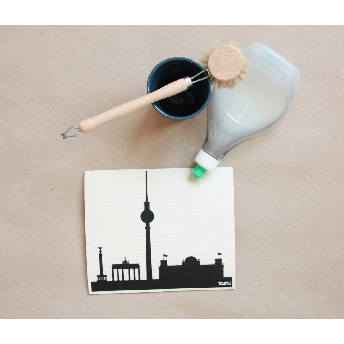 Sponge cloth furbi: Skyline Berlin