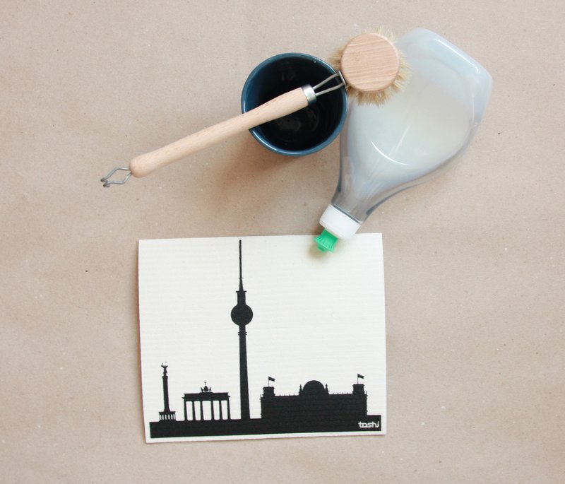 Sponge cloth furbi: Skyline Berlin