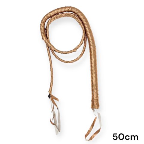 Kinky Pleasure - PL095 - Whipp - 50 cm - goud - 1 stuk