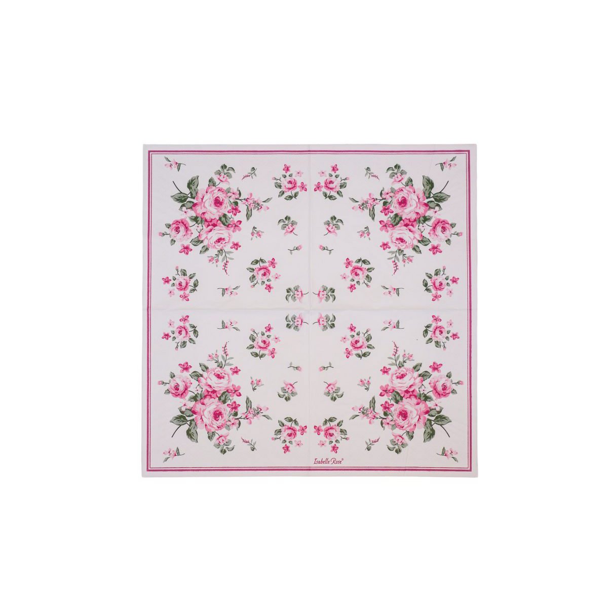 Papirservietter Bella 20 stk Isabelle Rose