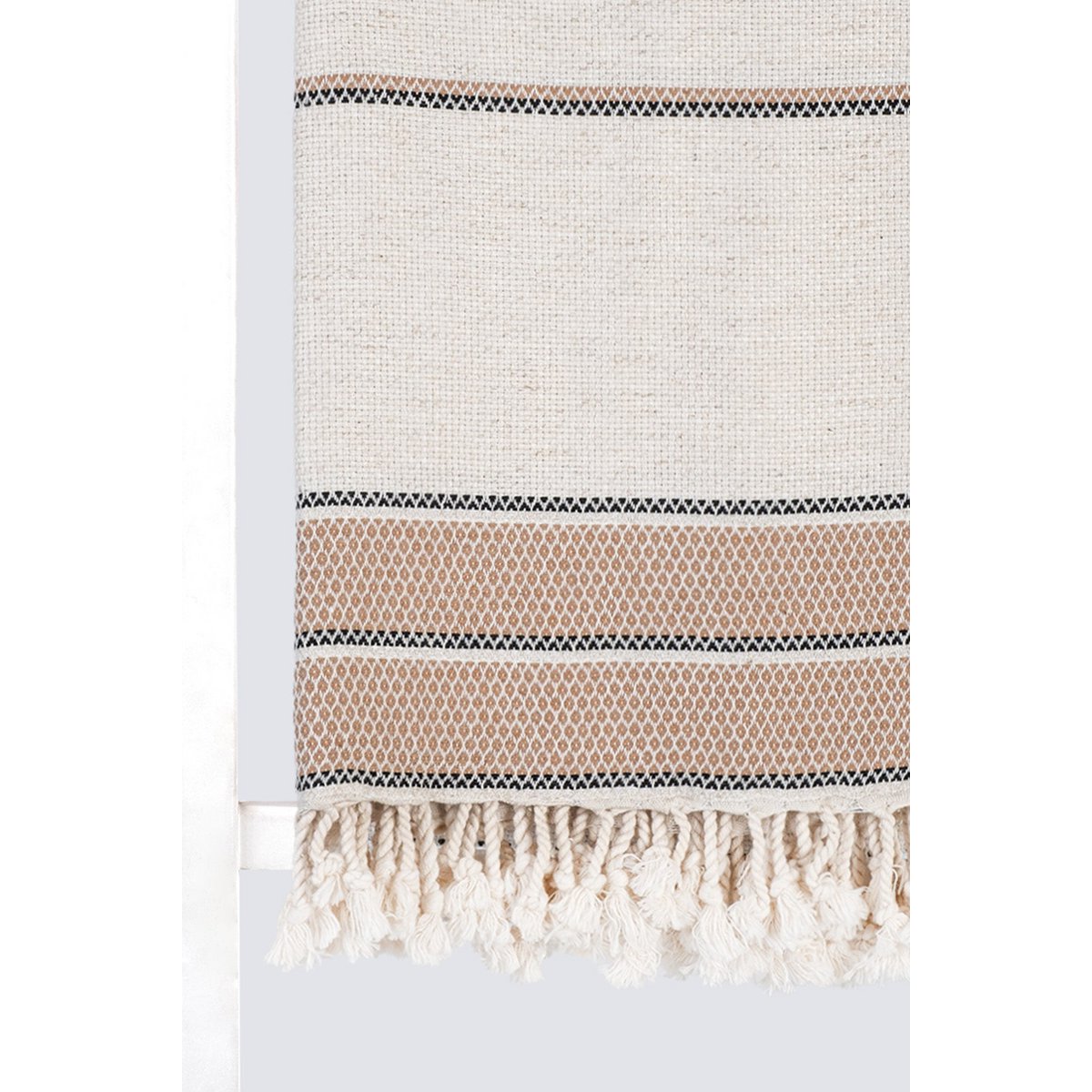 Camel 100cm x 180cm 50% Linen - 50% Cotton