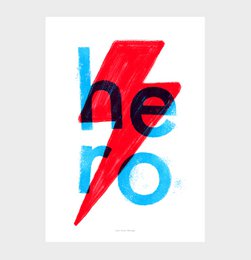 Bohater Wall Art Print