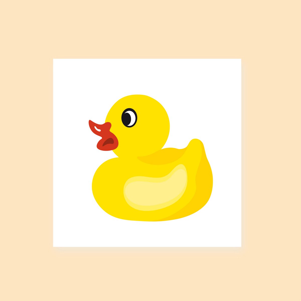 Temporary Tattoo Rubber Duck
