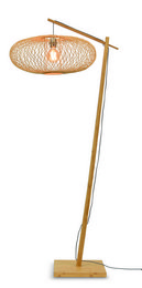 Vloerlamp Cango nat/kap naturel, S