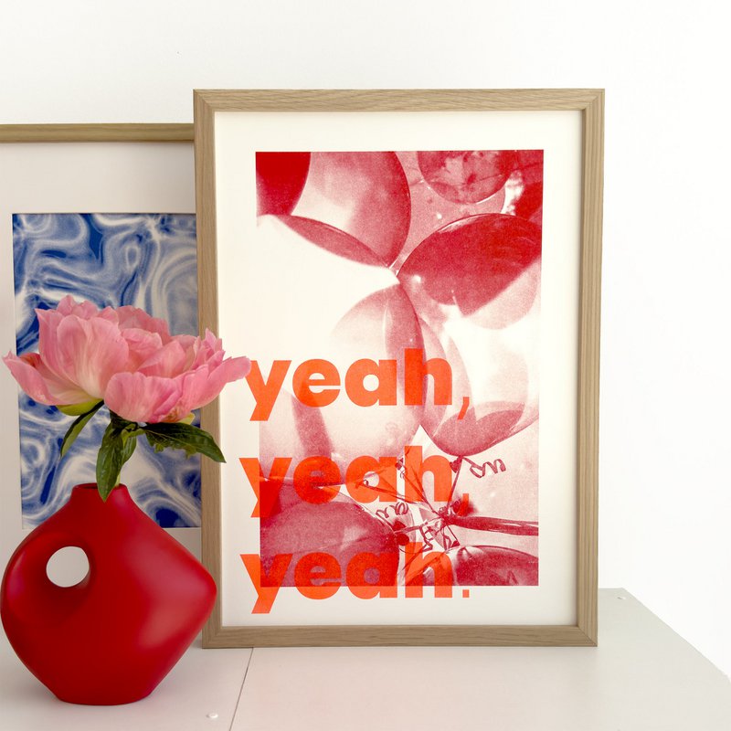 Yeah. (Open edition) | Risography print