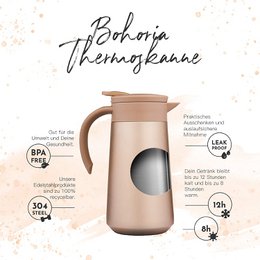 Thermos flask 0.8 liter gold