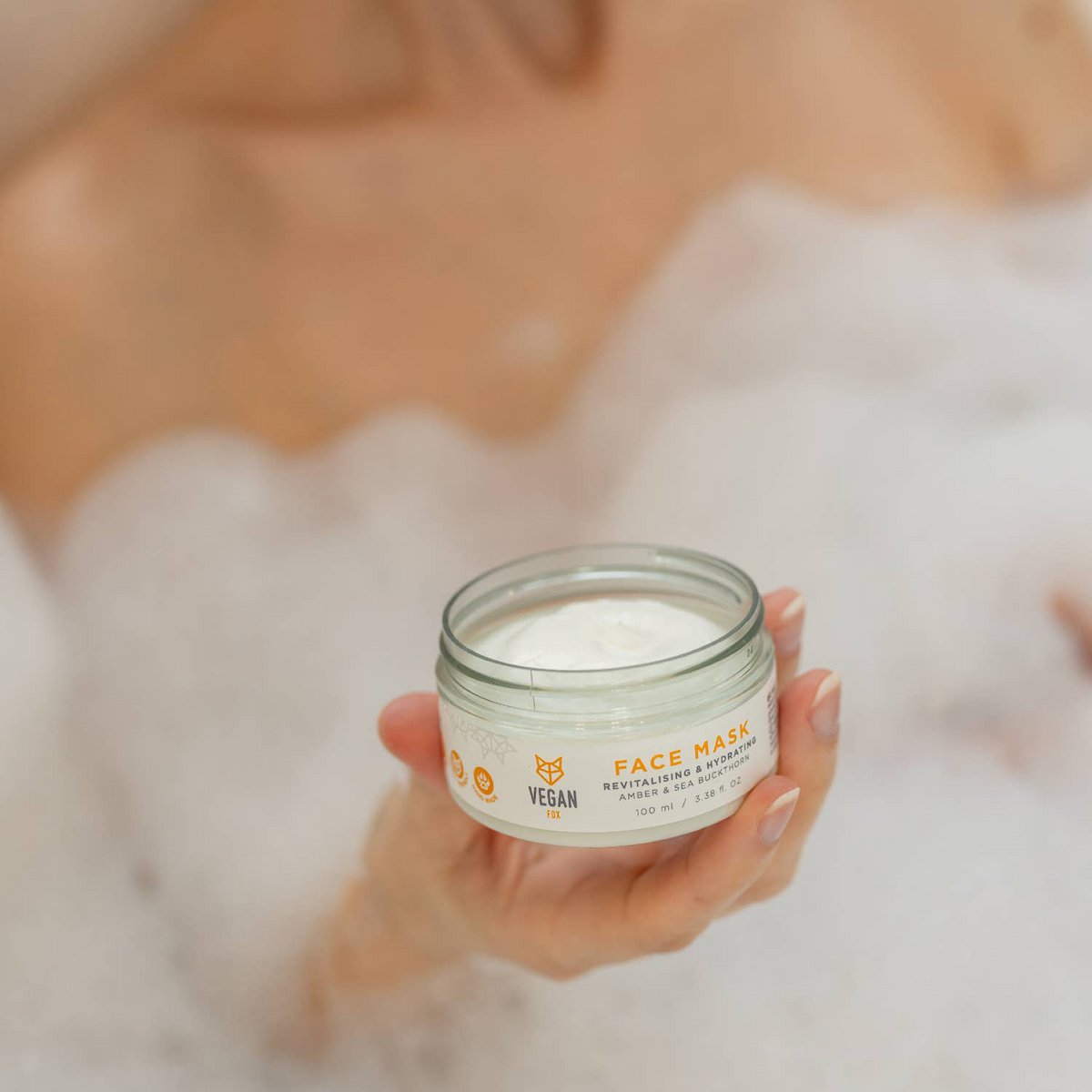 Mascarilla facial revitalizante e hidratante