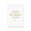 Kaart Mrs & Mrs | Goudfolie