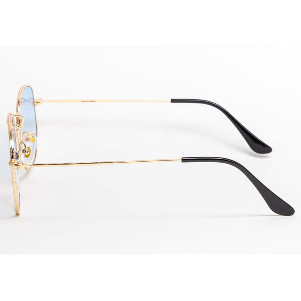 Maestri Italiani 200-7006-Unisex Metall-Sonnenbrille mit UV400-Schutz