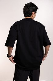 T-shirt oversize incarnata Empire unisex – Sostenibile, durevole, ad alto tasso di rivendita, realizzata in cotone organico da 340 g/m² (!) Logo ricamato