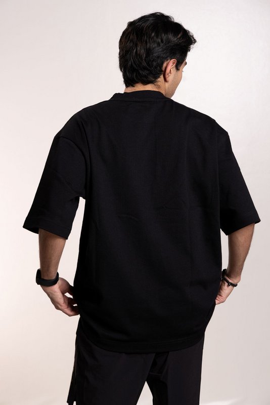 T-shirt oversize incarnata Empire unisex – Sostenibile, durevole, ad alto tasso di rivendita, realizzata in cotone organico da 340 g/m² (!) Logo ricamato