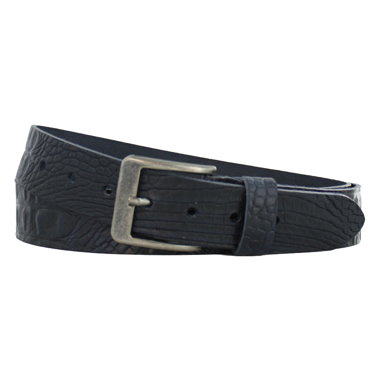 Ceinture taille 4cm | Crocodile en cuir grainé