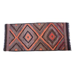 Tappeto vintage in lana Kilim Makara
