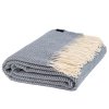 WOOOL Plaid - Manhattan (Licht Blauw)