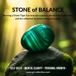 Mænds GREEN TIGER EYE perlearmbånd