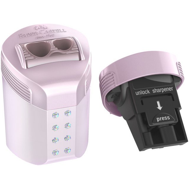 Temperamatite FC RollOn Sparkle duo disp. 6 pezzi culo. colore: rosa, viola e oceano