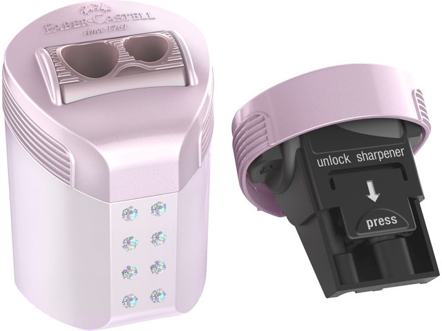 Temperamatite FC RollOn Sparkle duo disp. 6 pezzi culo. colore: rosa, viola e oceano