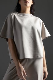 Lounge by Luin T-shirt, bleek zand
