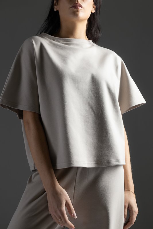 T-shirt Lounge by Luin, Pale Sand
