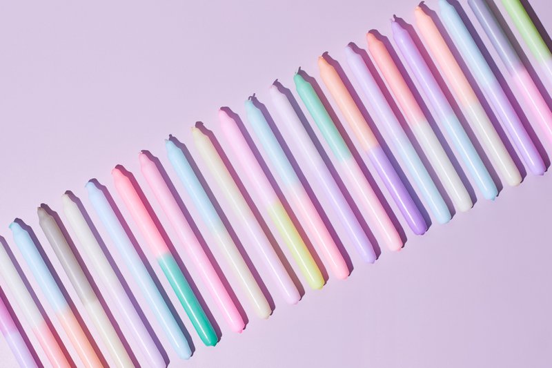 Dip Dye Kerzen Set: Tall Fall Edition