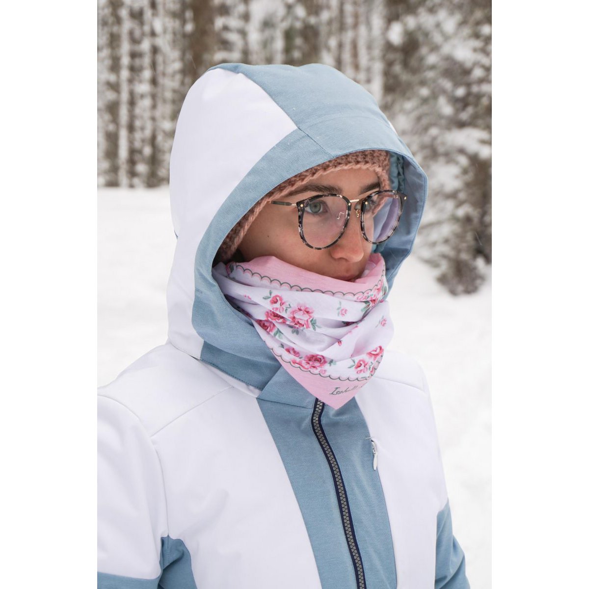 Bandana white with dots Isabelle Rose