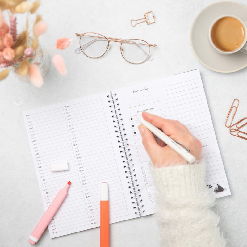 A5 dagplanner 'Mandala' planboekje met ringband