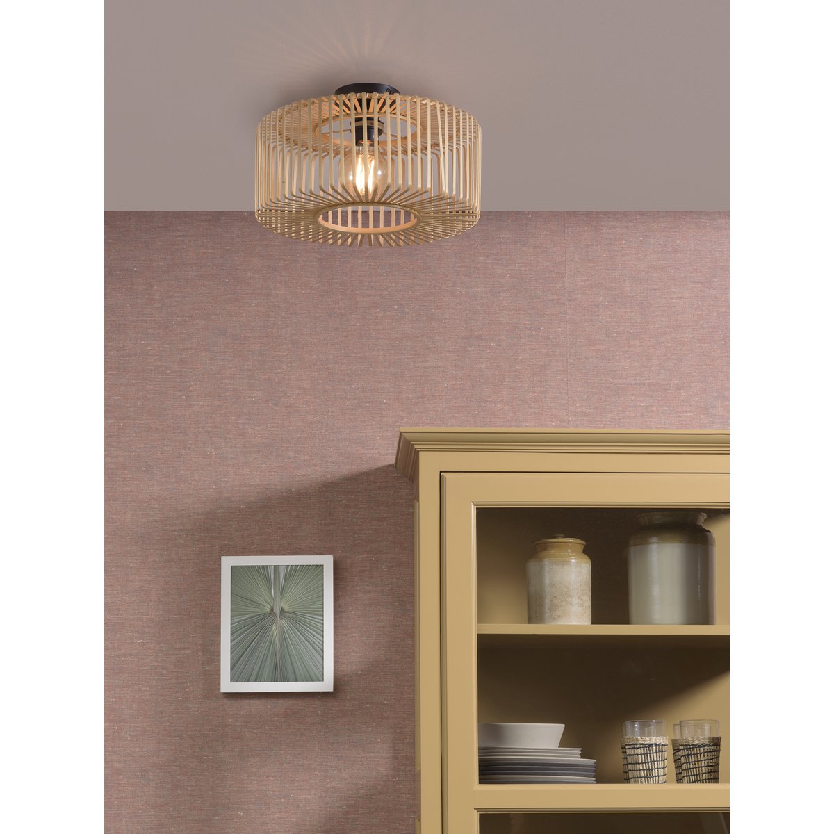 Plafoniera Bromo rond 40cm nat. S