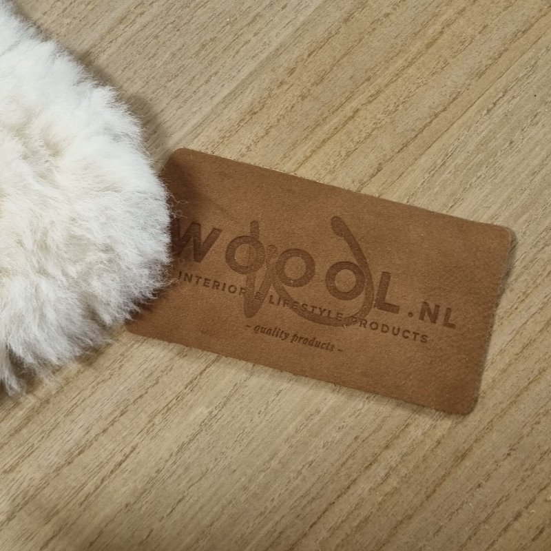Peau de mouton WOOOL - Blanc médicinal