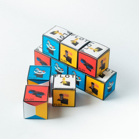 FLOT Mini-Schweberegale | Schwarz (Neue kompakte Verpackung)