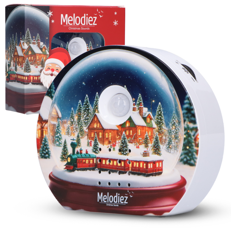 Melodiez Christmas noises with sensor - box incl. Batteries and 4 Christmas numbers and a greeting Santa