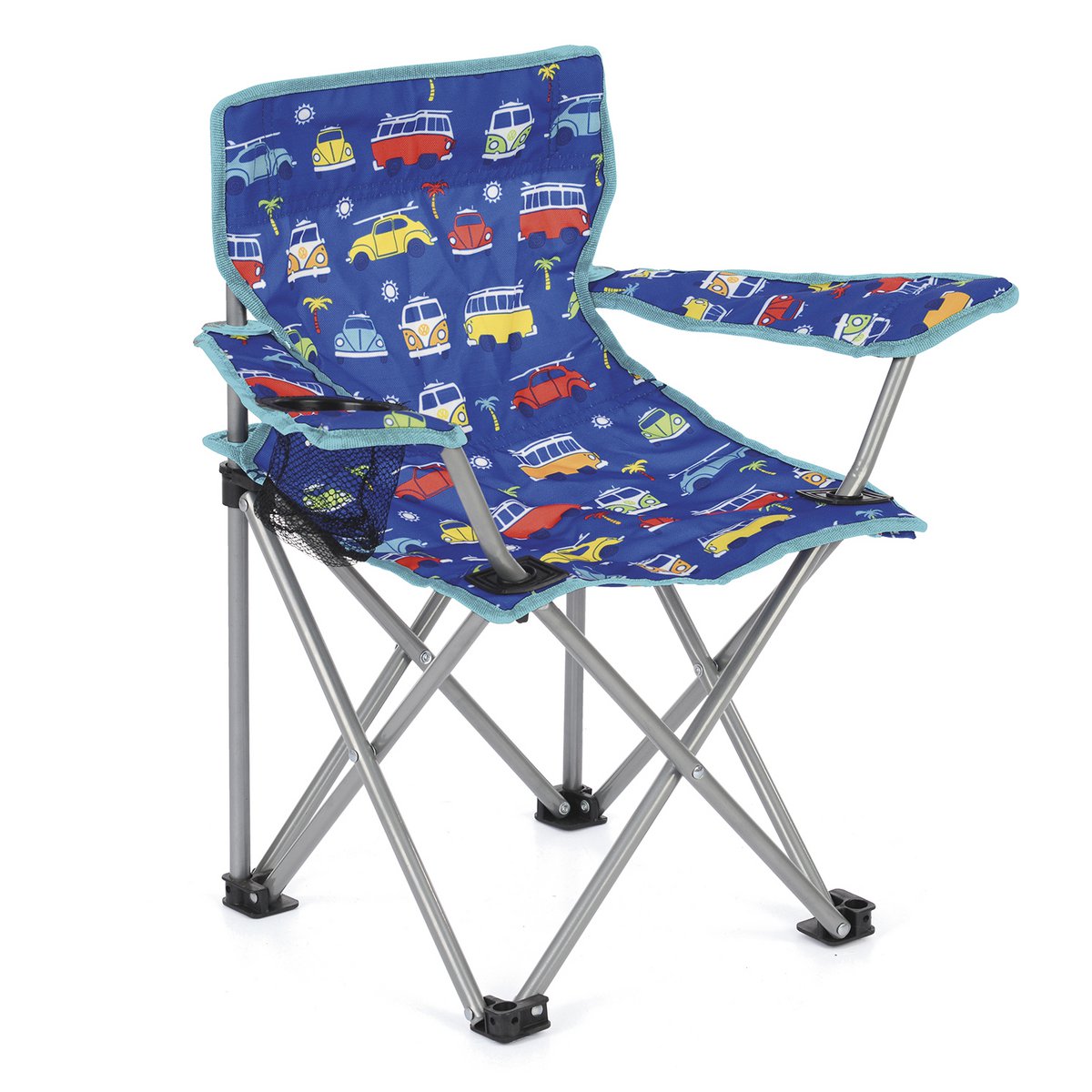 Volkswagen VW T1 Bus & Beetle Folding Camping Chair - Multicolored