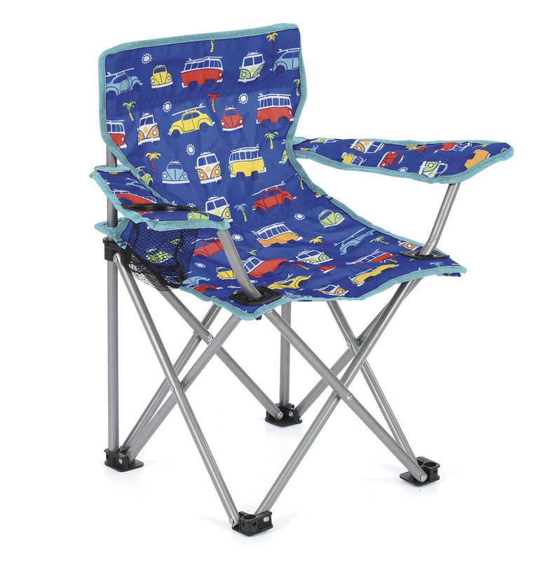 Volkswagen VW T1 Bus & Beetle Folding Camping Chair - Multicolored