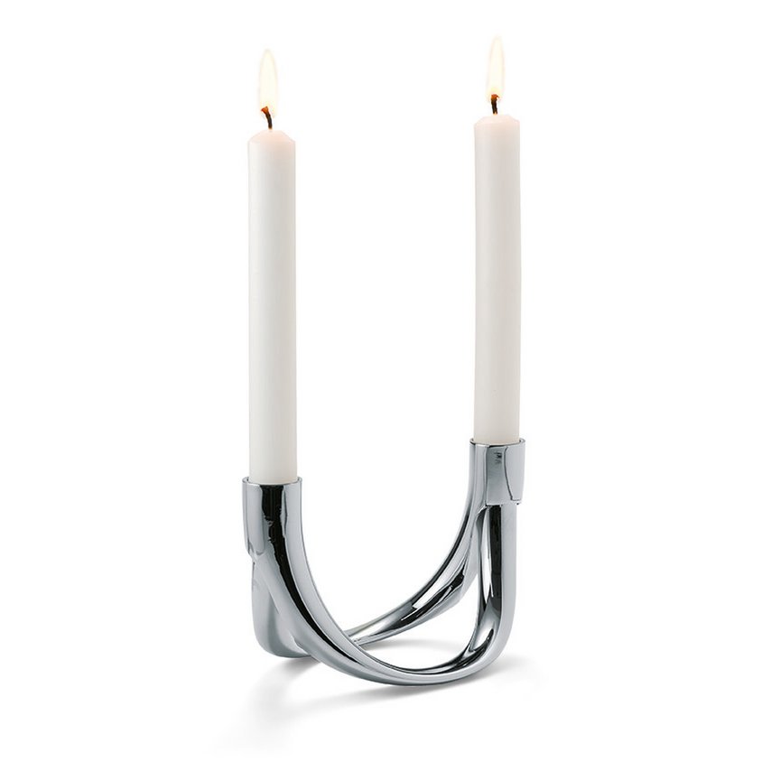 Bow 2 pcs candle holder