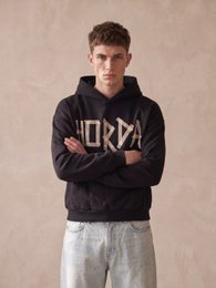 Felpa Unisex con Cappuccio 380g Taped Boxy Fit Made in Italy | Horda Brand